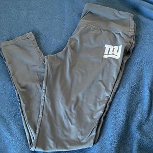 NFL NY giants, grey spandex leggings juniors Large